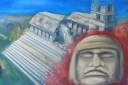 Ricordi Maya - Olio su tela 40x50 